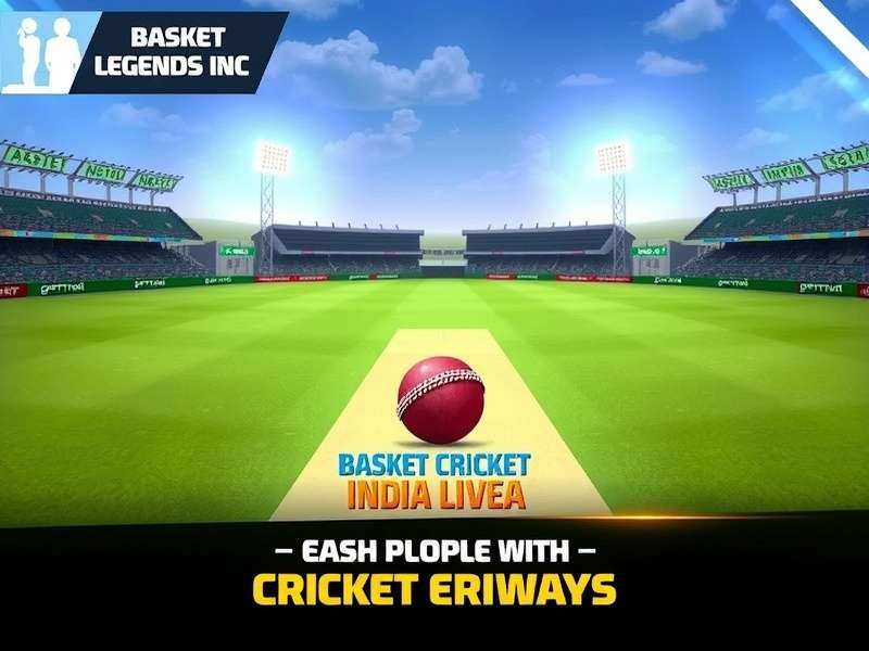 Basket Cricket Legends India Stadium View